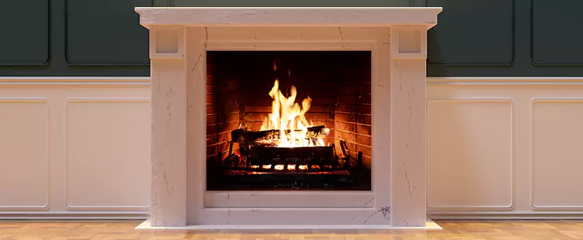 Decorative Electric Fireplace Installation in Pharr, Texas