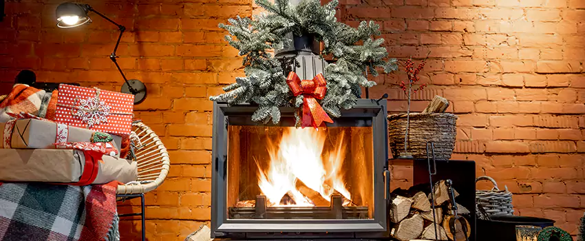 Travis Industries Linear Gas Fireplace Installation in Pharr, Texas