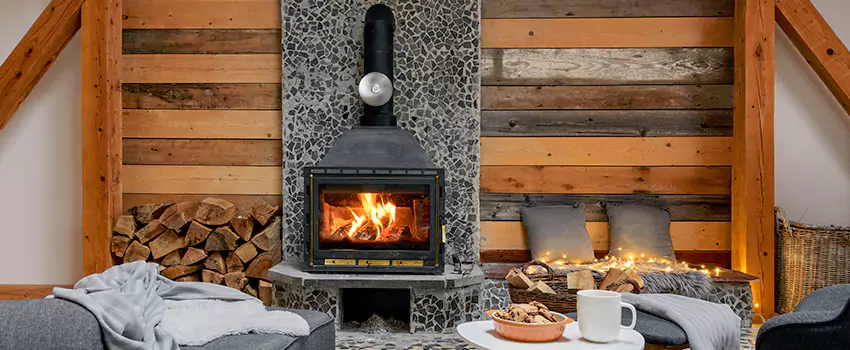 Thelin Hearth Products Direct Vent Gas Stove Fireplace Inspection in Pharr, Texas